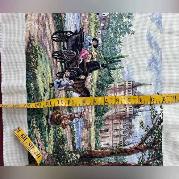 M'Lady's Chateau finished Lebron And Dimensions Vintage Counted Cross Stitch ‘95 - Picture 6 of 7